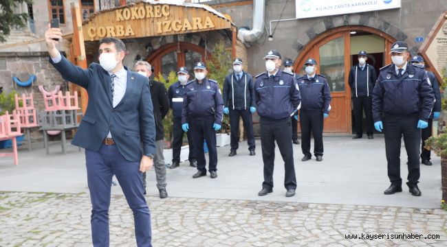 Başkan Yalçın'dan zabıtaya tebrik telefonu