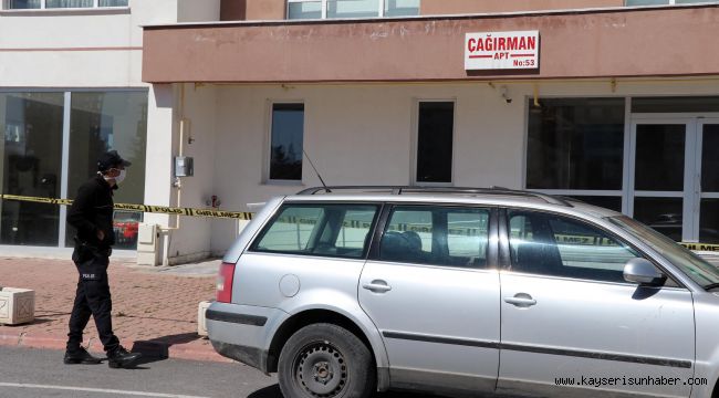 Kayseri'de 8 katlı bina karantinaya alındı