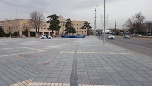 Kayseri'de araç yoğunluğu yüzde 90 azaldı