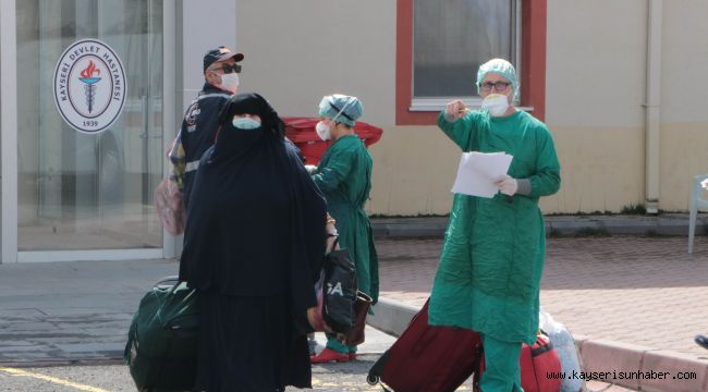 Kayseri’de karantinada bulunan 29 kişi tahliye edildi
