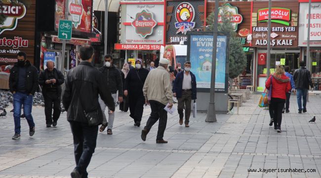Kayseri'de kısıtlama sonrası yoğunluk