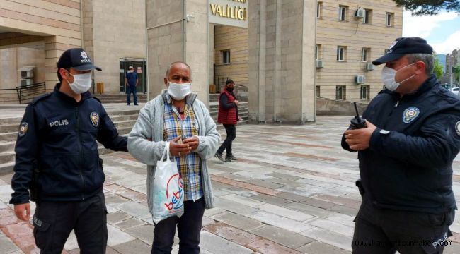 Kayseri Valiliği önünde ‘İntihar’ ihbarı polis ekiplerini harekete geçirdi