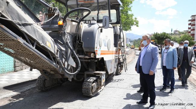 Sokağa çıkma yasağı Melikgazi'ye hizmet olarak yansıdı