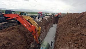 Elbaşı - Karadayı sulamasında çalışmalar hızla devam ediyor