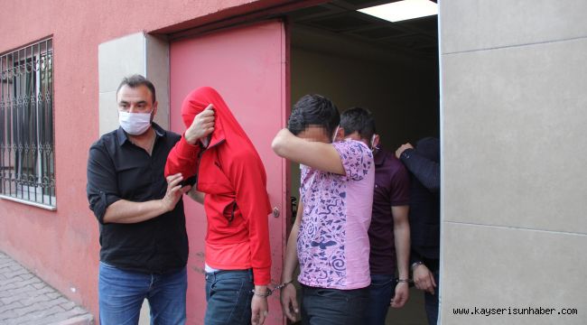 Kayseri'de iş yeri ve araçtan hırsızlığa 4 gözaltı
