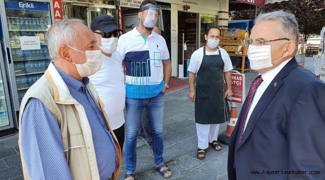 Başkan Büyükkılıç'tan Hunat Mahallesi'nde 'MMT' hatırlatması