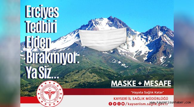İl Sağlık Müdürlüğü'nden dikkat çeken maske paylaşımı