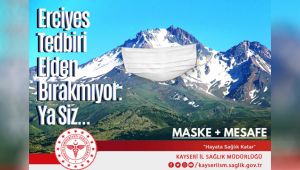 İl Sağlık Müdürlüğü'nden dikkat çeken maske paylaşımı