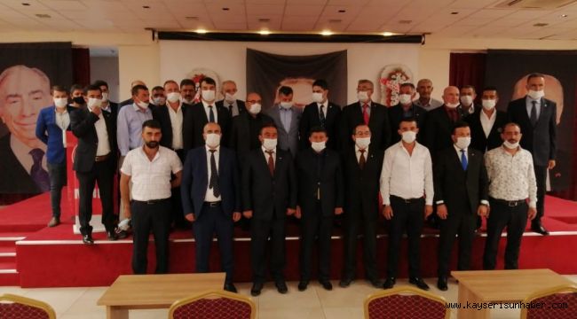 Yeşilhisar MHP İlçe Başkanı Yahya Sümer güven tazeledi