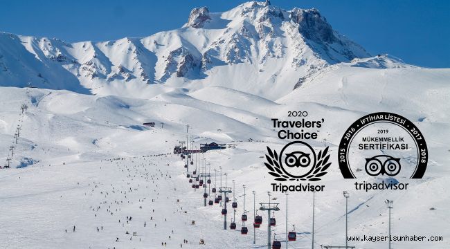 Erciyes’e 2020 Travellers’ Choıce Ödülü