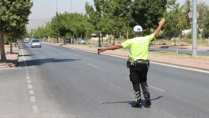 Kayseri'de havadan trafik denetimleri artırıldı