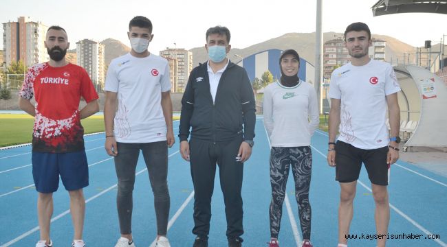 Kayserili atletler başarıya doymuyor