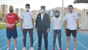 Kayserili atletler başarıya doymuyor