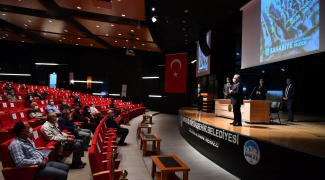 Başkan Büyükkılıç, Sahabiye Projesi'nin hak sahipleriyle bir araya geldi