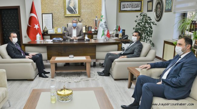 Kayseri SMM Odası'ndan Başkan Akay'a ziyaret