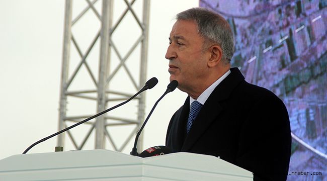 Bakan Akar'dan 'Ege ve Doğu Akdeniz' açıklaması