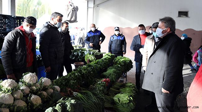 PAZAR YERi DENETiMLERi AKSATILMADAN YAPILIYOR