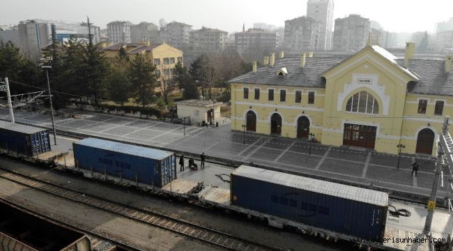 Çin'e giden ikinci ihracat treni Kayseri'de