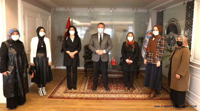 Kadın kollarından Başkan Palancıoğlu’na ziyaret