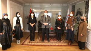 Kadın kollarından Başkan Palancıoğlu’na ziyaret