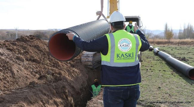 KASKİ'den Akkışla'ya 4 bin 500 metre altyapı çalışması