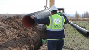 KASKİ'den Akkışla'ya 4 bin 500 metre altyapı çalışması