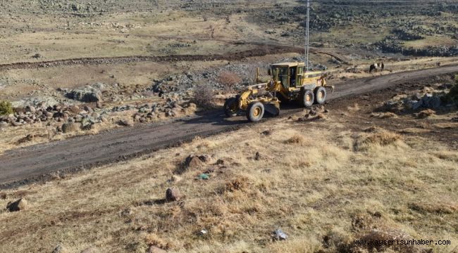Melikgazi bağ ve safiye alanlarına yeni yollar