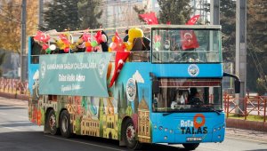 Talas'tan sağlık çalışanlarına şık jest