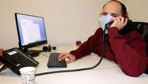 Üniversitenin santrali, görme engelli Umut’a emanet