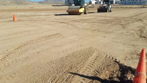 Yeni hastane çevresindeki yol açma çalışmaları devam ediyor