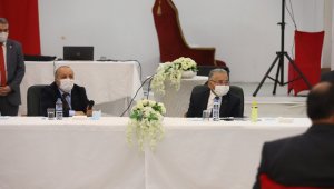 Başkan Büyükkılıç 2021 yılının ilk muhtarlar toplantısını Pınarbaşı'nda yaptı