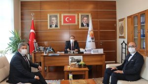 Bünyan heyetinden Mehmet Özhaseki'ye ziyaret