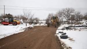 Hisarcık'ta yeni bağlantı yolunda çalışmalar başladı