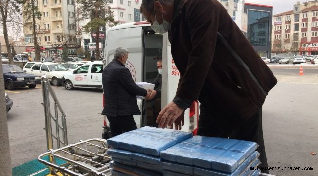 Kayseri'de korona virüs aşıları hastanelere dağıtılmaya başlandı