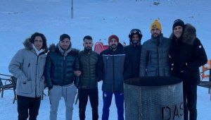 Kayserisporlu futbolcular Erciyes'te stres attılar