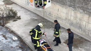 Sulama kanalından gelen 'imdat' sesi ekipleri harekete geçirdi