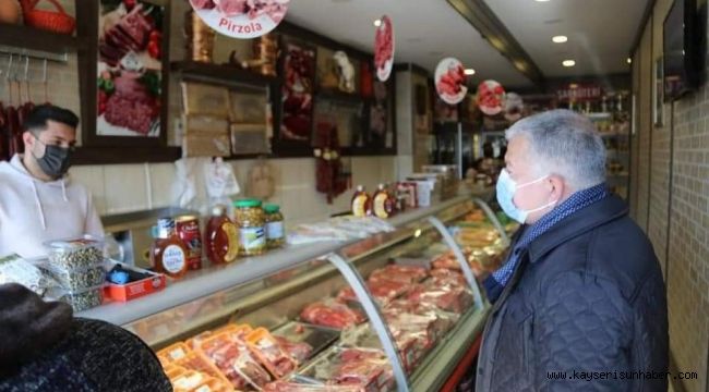 Develi Esnafı Koranavirüs denetimlerinden tam not aldı