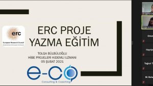 Erciyes Teknopark Tarafından ERC ile İlgili Uygulamalı Proje Yazma Eğitimi Düzenlendi