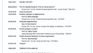 ERÜ Tıp Fakültesi'nden 'online' toplantı