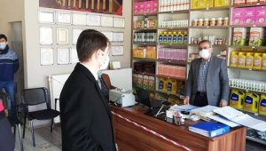 Kaymakam Cebeci'den korona virüs denetimi