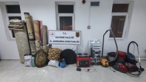 Kayseri'de 8 hırsızlık olayının şüphelisi 2 kişi yakalandı