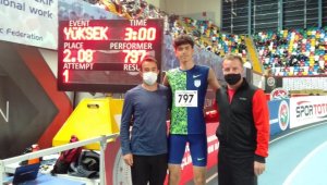 Kayserili atlet, 18 yaşında U-20 Türkiye Şampiyonu oldu