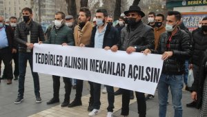 Kayserili esnaflar korona virüs tedbirleri kapsamında kapatılan iş yerlerinin açılmasını istiyor