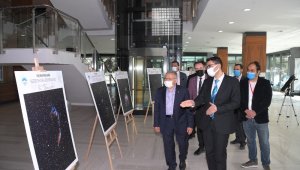 Başkan Büyükkılıç, Gök Kubbe Astrofotoğraf Sergisini gezdi