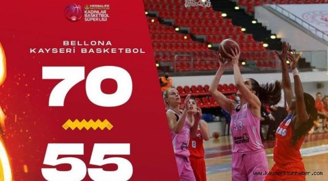 Bellona Kayseri Basketbol'da 5 oyuncu çift haneli sayılara ulaştı