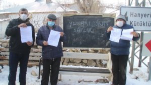 Gelen borçları gören vatandaşlar yaşadıkları mahalleyi satılığa çıkardı