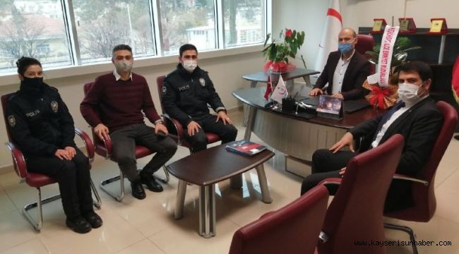 Yeşilhisar İlçe Emniyet Müdürlüğünden '14 Mart Tıp Bayramı' ziyareti