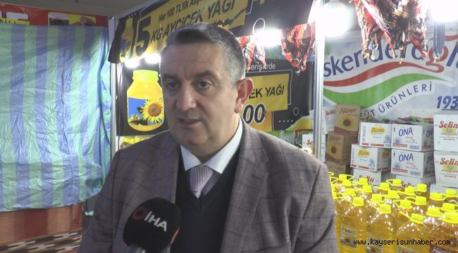 Yöresel Ürünler Günleri'nde Ayçiçek yağı 49 TL