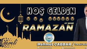 Başkan Mehmet Cabbar: "Ramazan'da edindiğimiz nefis terbiyesinin yıl boyunca sürmesini dilerim"