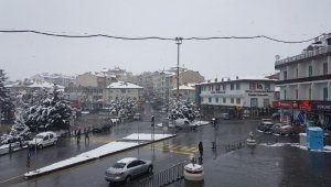 Develi beyaza büründü